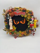 Rare Hawthorne Village The Munsters HAPPY HOWL-OWEEN Halloween Wreath ALTERED picture