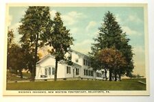 Bellefonte, Pa Postcard NEW WESTERN PENITENTIARY Warden's Residence RARE VTG  picture