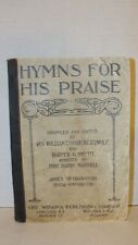 HYMNS FOR HIS PRAISE - 1903 SONG BOOK picture