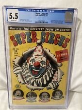 Super Circus #1 (January 1951, Cross Publications) Golden Age, CGC Graded (5.5) picture