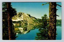 OR-Oregon, Crater Lake National Park, Scenic Mountain View, Vintage Postcard picture