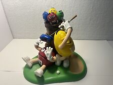 Vintage - MM M&M's Mulligan-ville Golf Collectible Candy Dispenser Yellow Red picture
