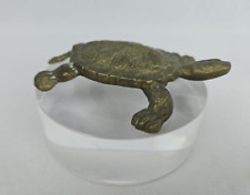 Vintage Brass Tortoise/Turtle 3.25
