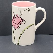 Starbucks Coffee Mug Cup Pink Flower 2006 12 Ounce Excellent Condition picture