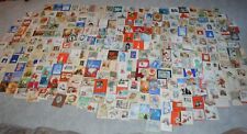 300 1930's -40's Used Christmas Cards Awesome Lot Superb Graphics picture