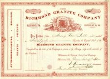Richmond Granite Co. - Stock Certificate - Mining Stocks picture
