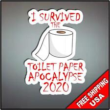 I Survived The Toilet Paper Apocalypse 2020 Vinyl Decal Sticker 5