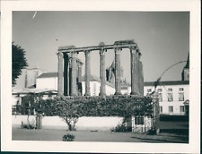 Portugal, Évora, Roman Temple, circa 1965, Vintage Silver Print Vintage Silver Pri picture