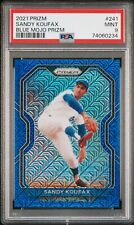 Sandy Koufax 2021 Panini Prizm Blue Mojo Baseball Card #241 Graded PSA 9 122/199 picture