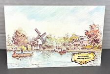 River Bure Norfolk Broads Postcard Souvenir Unposted UK Windmill picture