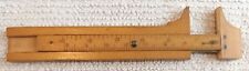 VINTAGE TOY MINITURE BOXWOOD WOODEN CALIPERS 4