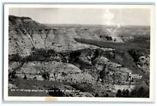 c1940's Beautiful Scenes In Badlands North Dakota ND RPPC Photo Vintage Postcard picture