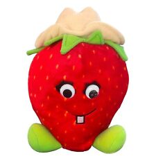 Del Monte Country Strawberry Plush Vintage Toy Collectible Advertising Fruit 9” picture