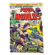 Amazing Adventures No. 19 July 1973 War of the Worlds - Marvel Comics VG picture
