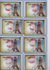 Kindly Myers Actress Model Signed & Kissed Trading Card #1 Collectors Expo picture