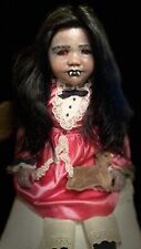 OOAK Toddler Vampire ￼Goth Realistic Alternative Reborn Art Horror Doll “June” picture