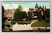 Hagerstown MD-Maryland, Captured Spanish Cannon, Vintage c1909 Souvenir Postcard picture