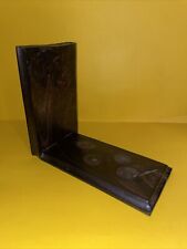 🔥1 -Vintage Anglo/India Hand Carved Ebony Wood Bookends Part Base 🐘No Elephant picture