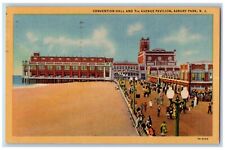 Asbury Park New Jersey Postcard Convention Hall 77th Avenue Pavilion 1957 Posted picture