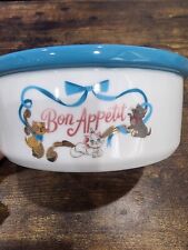 Disney Aristocats Marie Toulouse Ceramic Pet Bowl Ann Shen Cat Bon Appetit picture