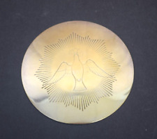 Older Sterling Silver Disk Paten for your Chalice, 4 7/8