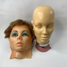 Vintage Mannequin Head Cosmetology Removebale Face Norman Kartiganer Stand picture