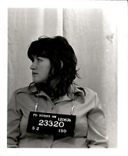 LD361 Original Photo WOMAN CRIMINAL ARRESTED Side Profile Mug Shot Booking PD picture