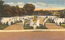 Highland Court Motel Highway 70 11 Knoxville Tennessee 1940s linen postcard picture