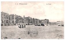 WIMEREUX,LA PLAGUE BEACH,FRANCE.VTG 1906 POSTCARD*A26 picture
