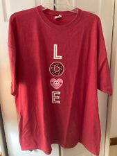 Krispy Kreme Valentine 2018 LOVE tshirt  tweed fabric 50 ctn/50 poly size 2XL picture