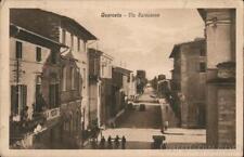 Italy 1927 Pietrasanta Querceta-Via Sarzanese A. Bertelli Postcard 20c stamp picture