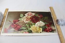 Antique 1894 Lithograph Love's Offering Art Supplement To The New York Recorder picture