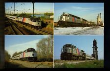 Oversized Train Railroad postcard AVD Super XJ17 NJ Transit Gen Motor Gen Elect picture