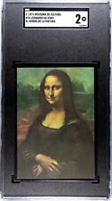 1971 Mona Lisa Trading Card SGC 2 HIGHEST GRADED Larger Slab picture