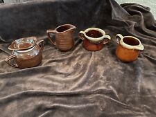 Vintage McCoy Ceramic Bowls 2 Sets Of Cream & Sugar Bowls  picture