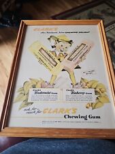 Vintage Clark's GUM  Ad (1943) picture