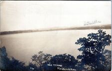 RPPC Postcard Lake Tetonka Waterville Minnesota Real Photo 1908 NS picture