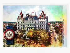 The New York State Capitol, Albany 1906 Postcard - HOLOGRAPHIC SILVER GleeBeeCo picture