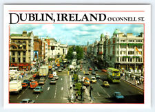O'Connell Street Dublin Ireland Vintage 4x6 Postcard 5DB-2 picture