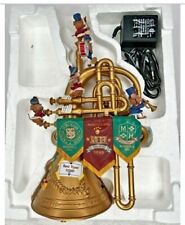 RARE Enesco Strike Up The Band Mice Trumpet Multi-Action Music Box In Box picture