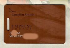 CANADIAN AIRLINES ( Canada ) Empress Lounge Membership/Loyalty Card ( EXPIRED ) picture