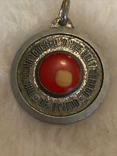 VINTAGE CLOTH TOUCHED to the HOLY SHROUD  -  OVIEDO MEDAL PENDANT picture