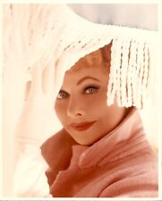 BR4 Rare Vtg TV Color Photo LUCILLE BALL Stunning Bright Eyes Actress Comedian picture