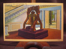 c1930s Philadelphia, PA PENNSYLVANIA The Liberty Bell - MINT Linen picture