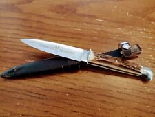 Anton Wingen Jägers Lust Stag Handle Hunting Knife With Leather Case (RARE) picture
