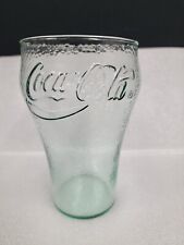 Vintage Indiana Glass Coca-Cola Green Wide-Mouth Pebble Glass Tumbler (32oz) picture