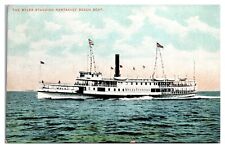 1908 The Myles Standish, Nantasket Beach Boat, Postcard picture