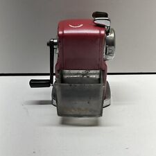 Vintage ELM Clamper  Red Pencil Sharpener Mechanical S-7 picture