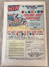 Bar Zim Print Ad comic book 1961 art 1960s vintage mail order Treasure Chest win picture