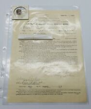 WWI US Military Draft Exempt Pin & Certificate of Discharge Physically Deficient picture